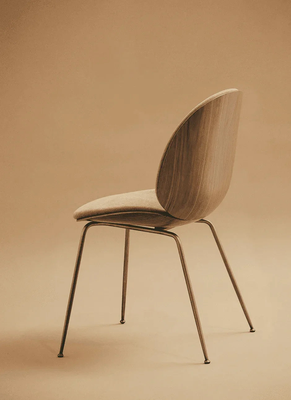 Chaise de salle à manger BEETLE - placage 3D
