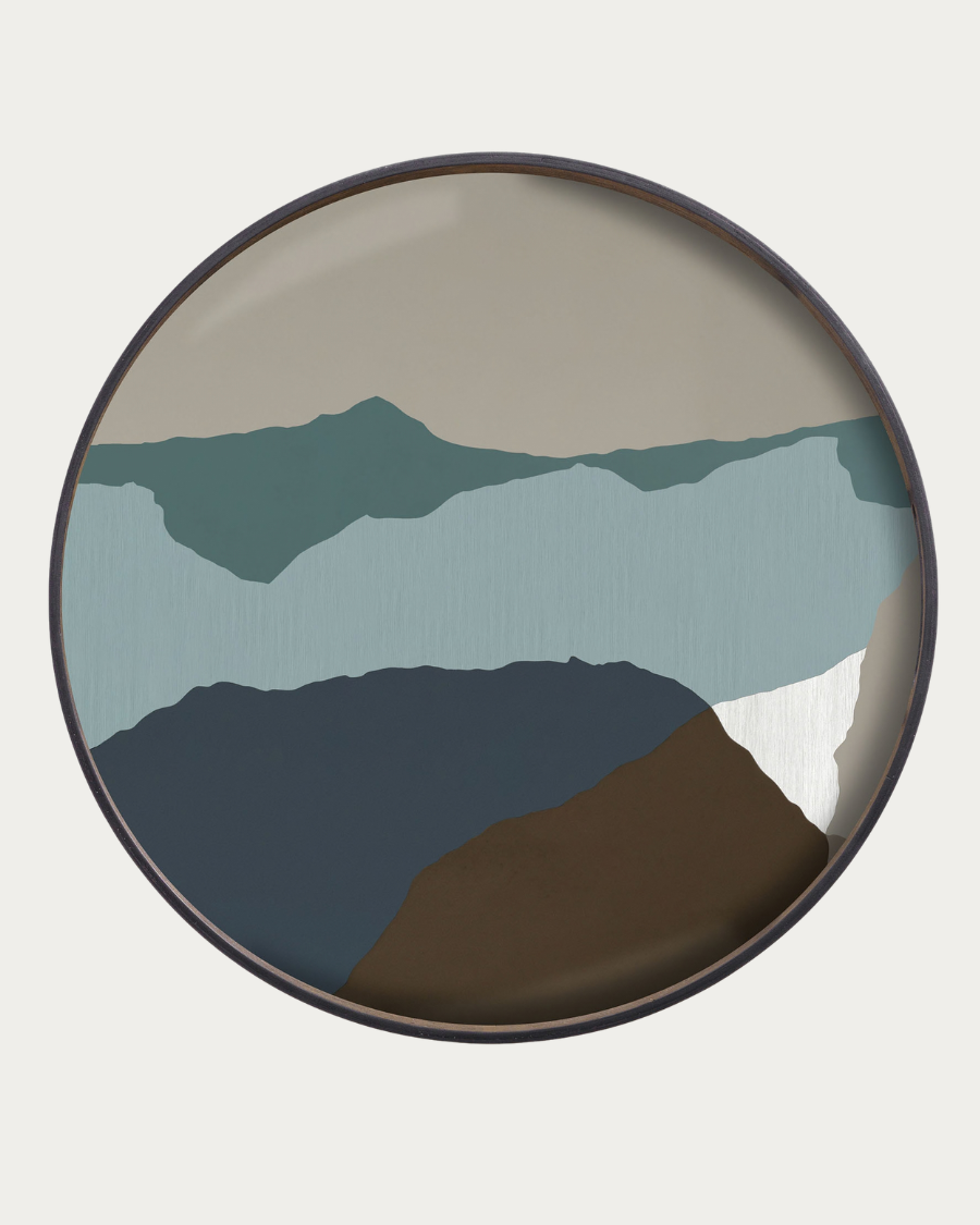 Tray WABI SABI Graphite Round - Ø92