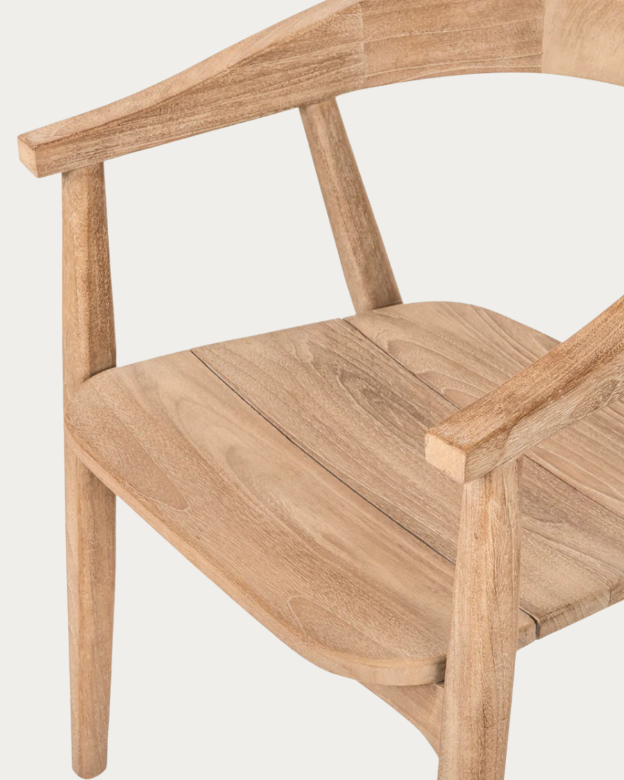 Garden chair with armrest FAYE