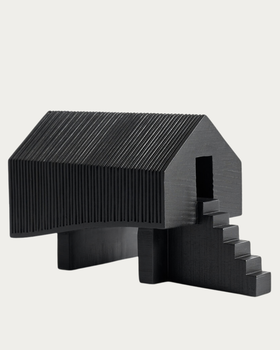 Decoration HOUSES Black Stilt