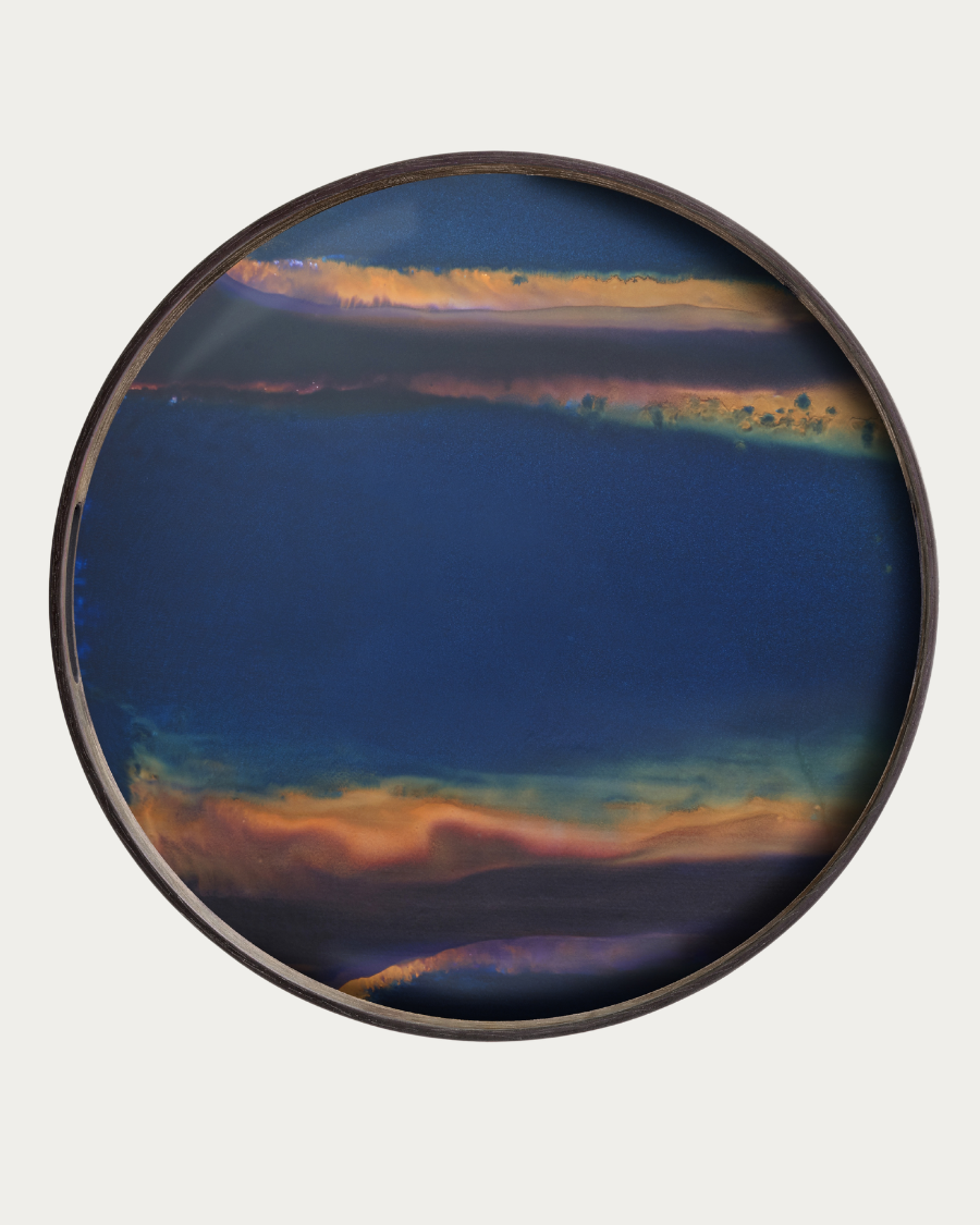 CLASSICS ORGANIC Indigo tray - Ø48