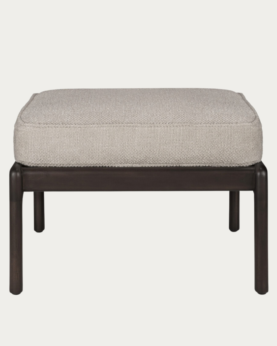 JACK mahogany stool with cushion