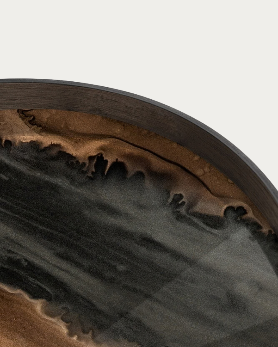 ORGANIC Bronze tray - Ø61