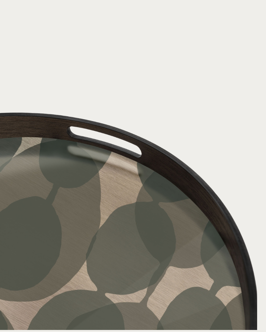 Plateau TRANSLUCENT SILHOUETTES Connected Dots - Ø48