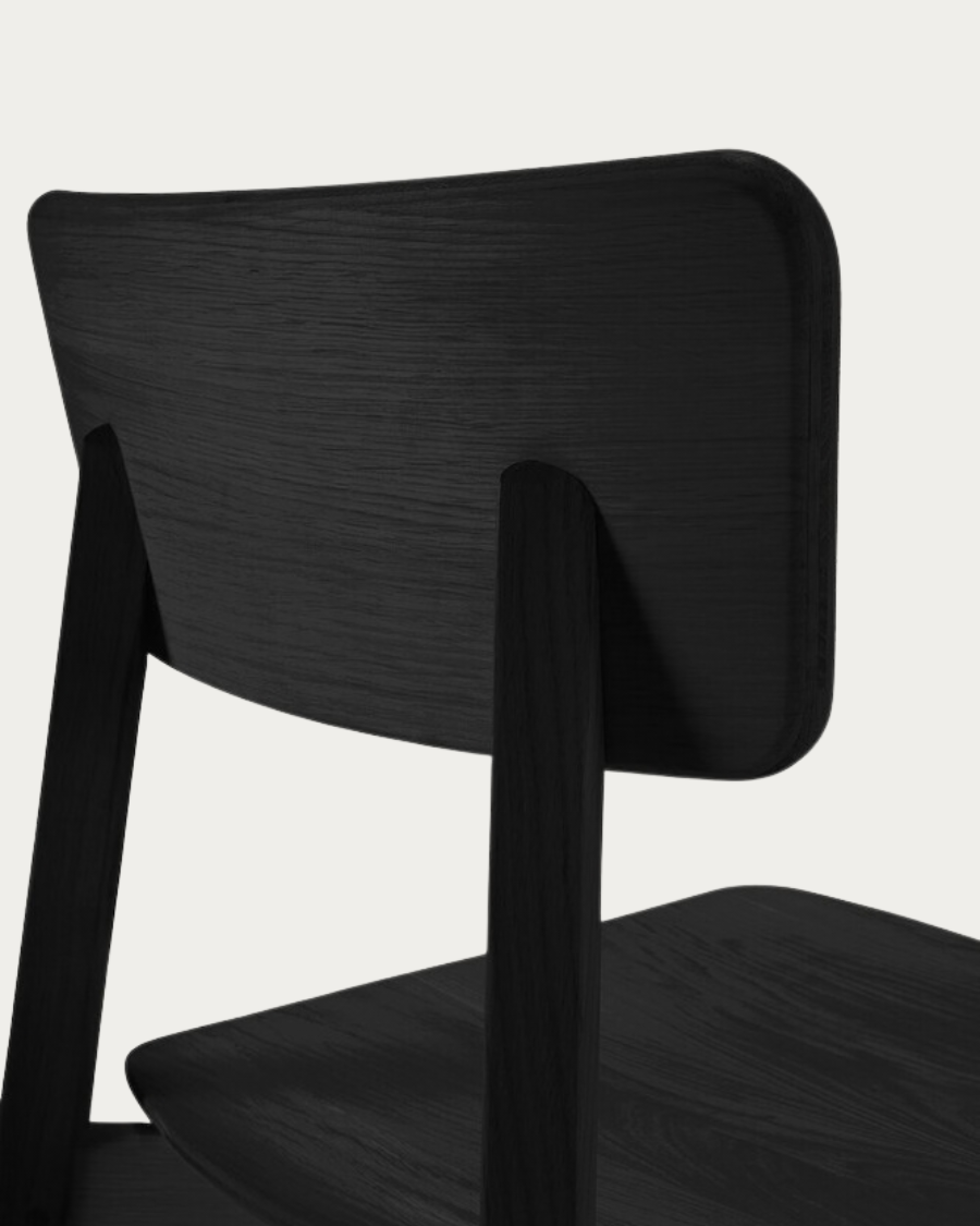 Chaise CASALE Chêne noir