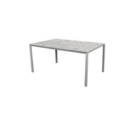 Table à manger PURE gris clair 150x90