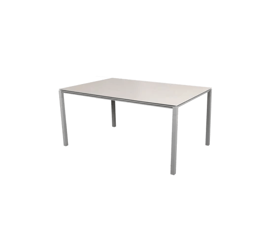 Table à manger PURE gris clair 150x90