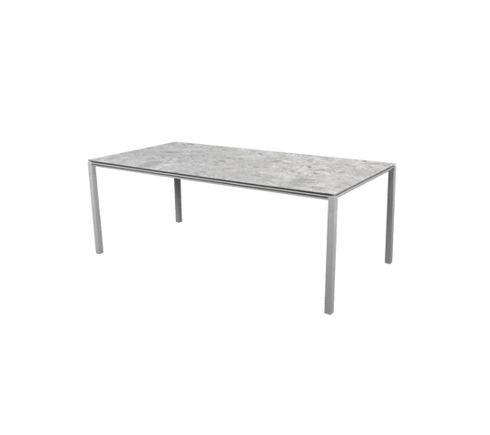 Table à manger PURE Gris clair 200x100