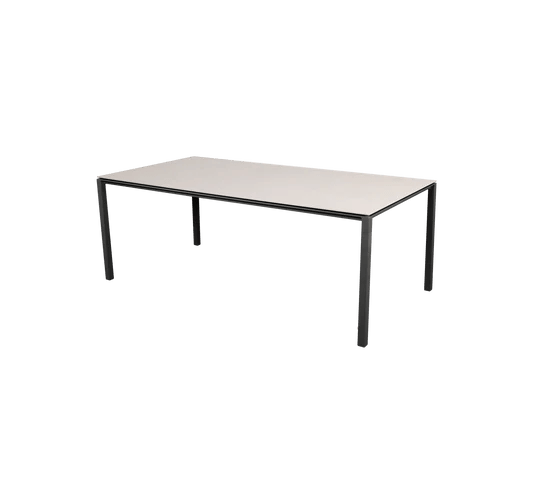 Dining table PURE lava grey 200x100