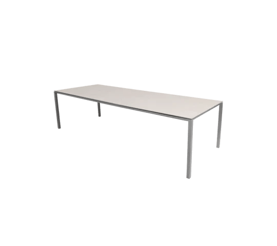 Table à manger PURE gris clair 280x100