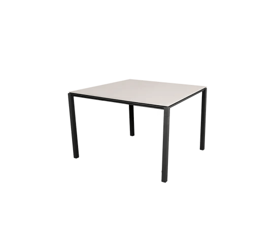 Dining table PURE lava grey 100x100