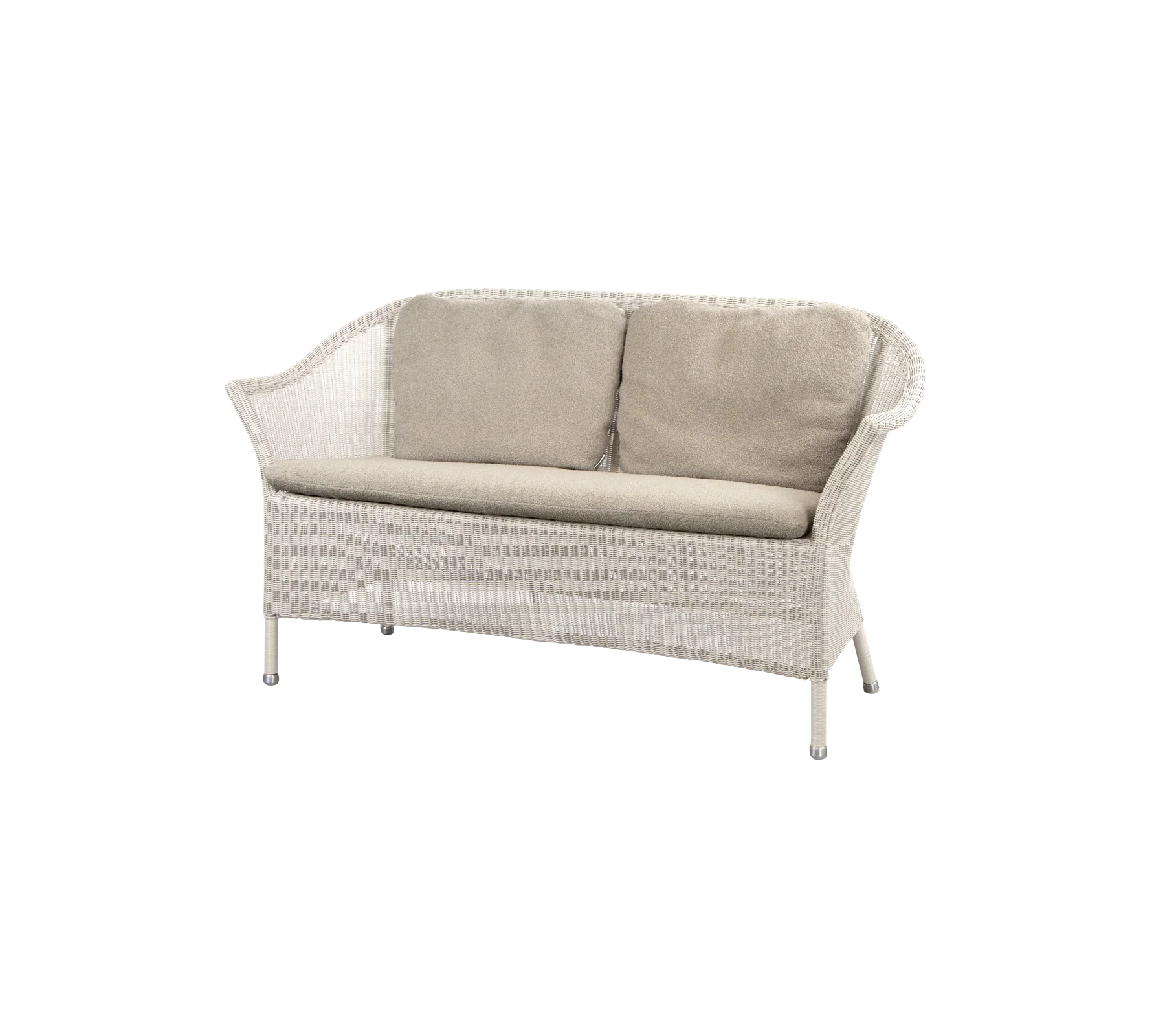 Garden sofa LANSING Sand 2 seater