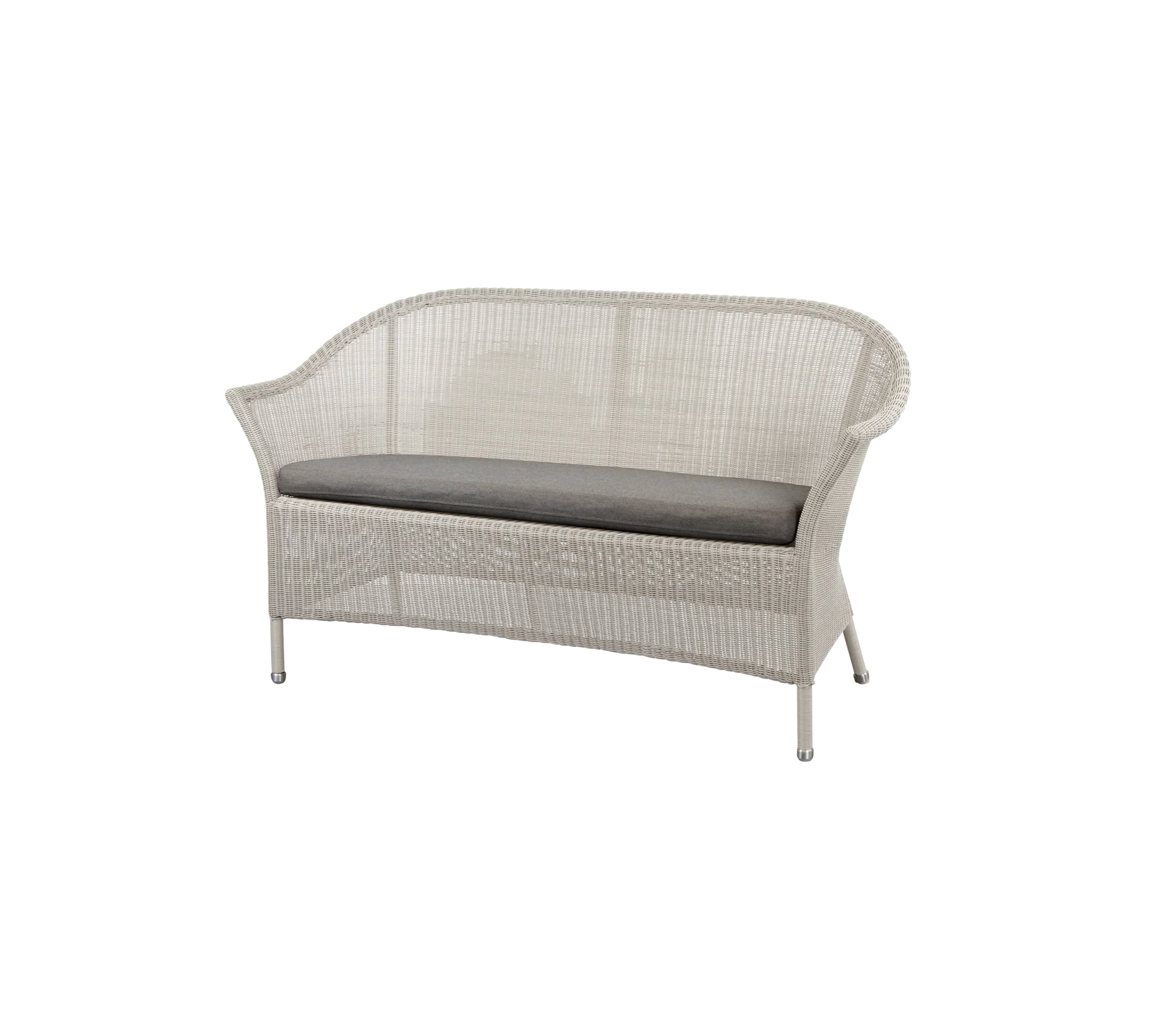 Garden sofa LANSING Sand 2 seater