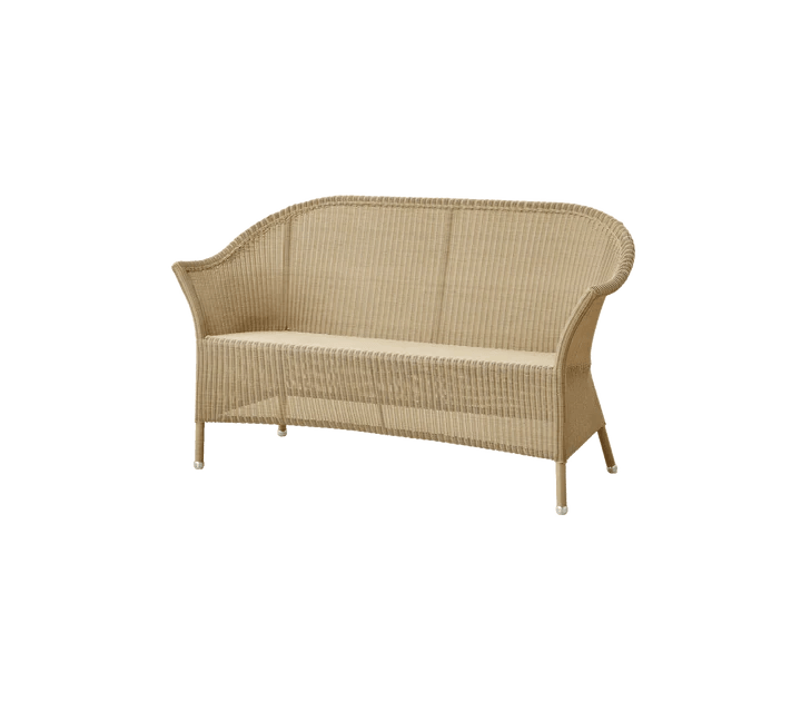 Garden sofa LANSING Natural 2 seater