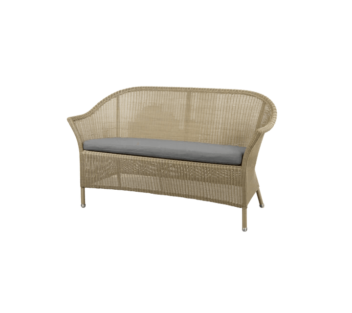 Garden sofa LANSING Natural 2 seater