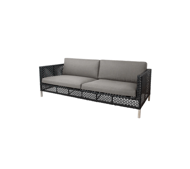 Garden sofa CONNECT anthracite 3 seater