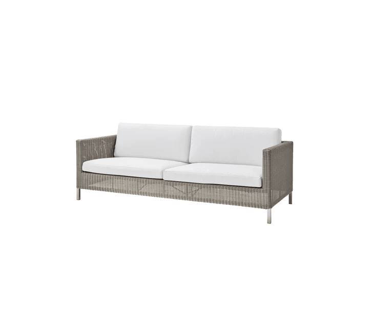 Garden sofa CONNECT Taupe 3 seater
