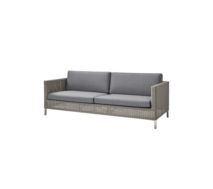 Garden sofa CONNECT Taupe 3 seater