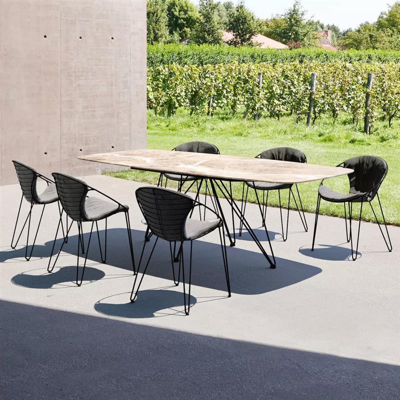 WIRE FAUX ELYPS dining table