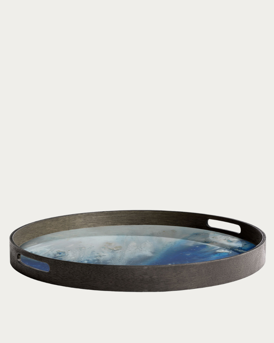 CLASSICS ORGANIC Indigo tray - Ø48