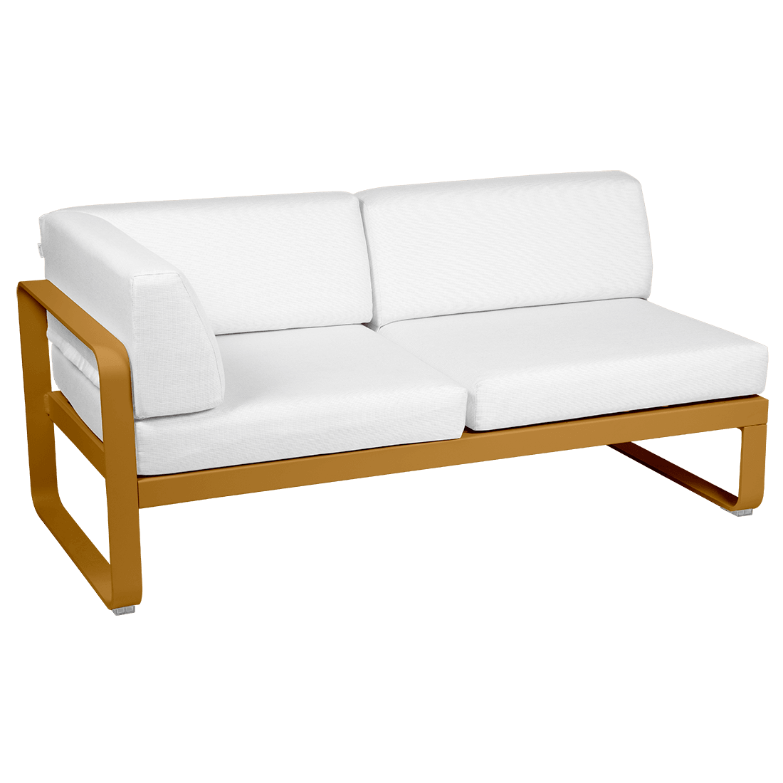 2-seater corner element BELLEVIE with side cushions - left