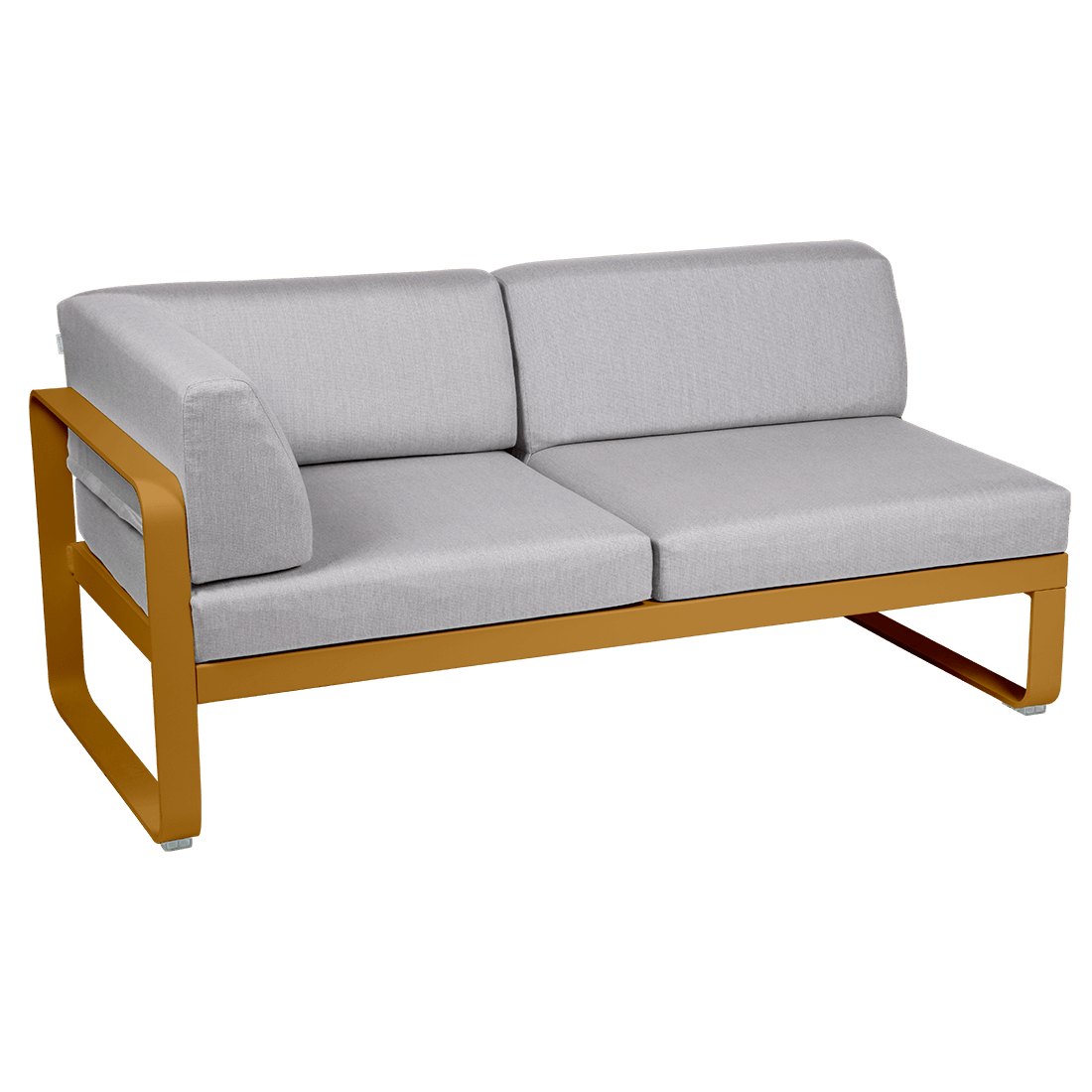 2-seater corner element BELLEVIE with side cushions - left