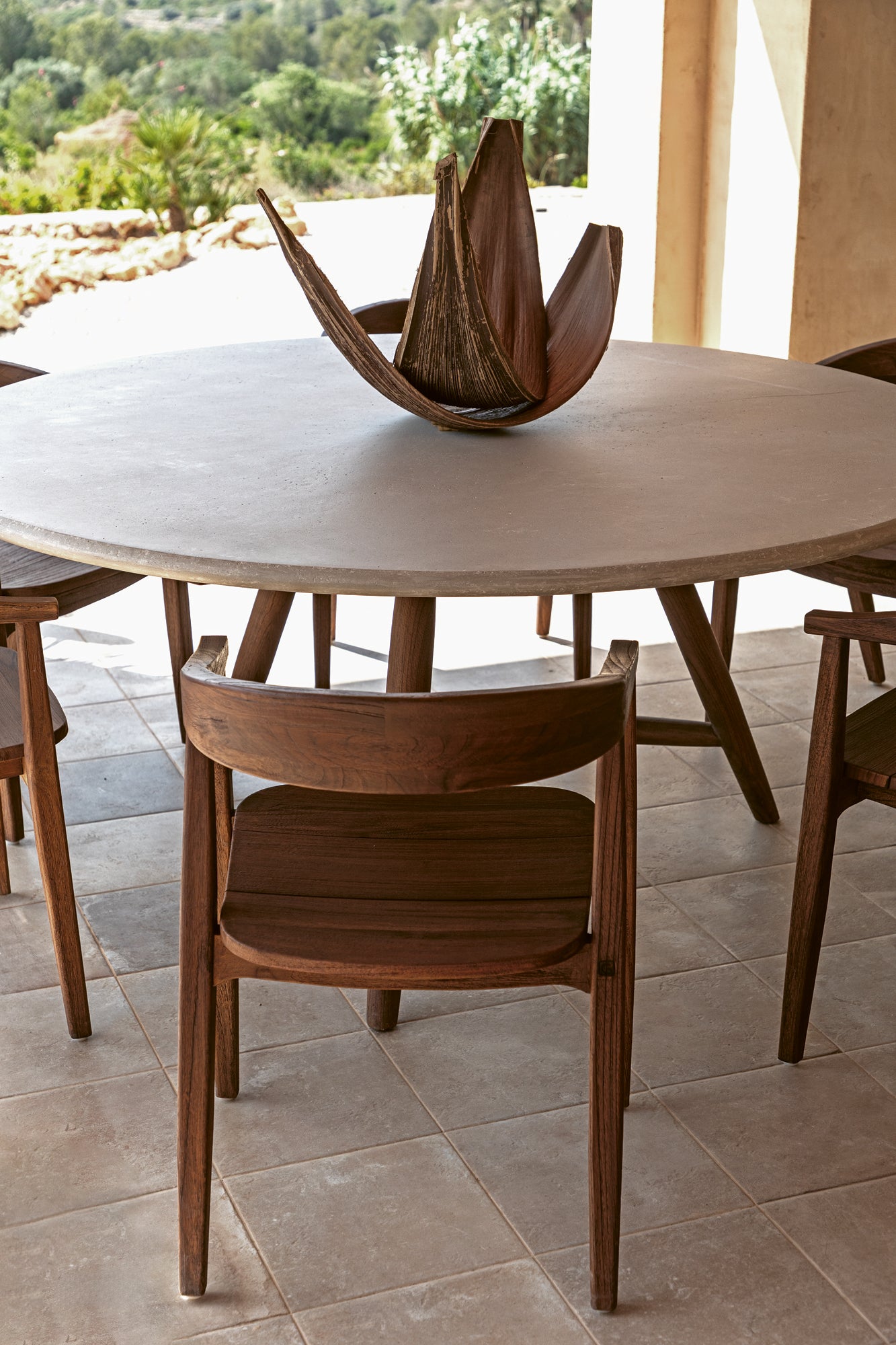 Garden chair with armrest FAYE 2