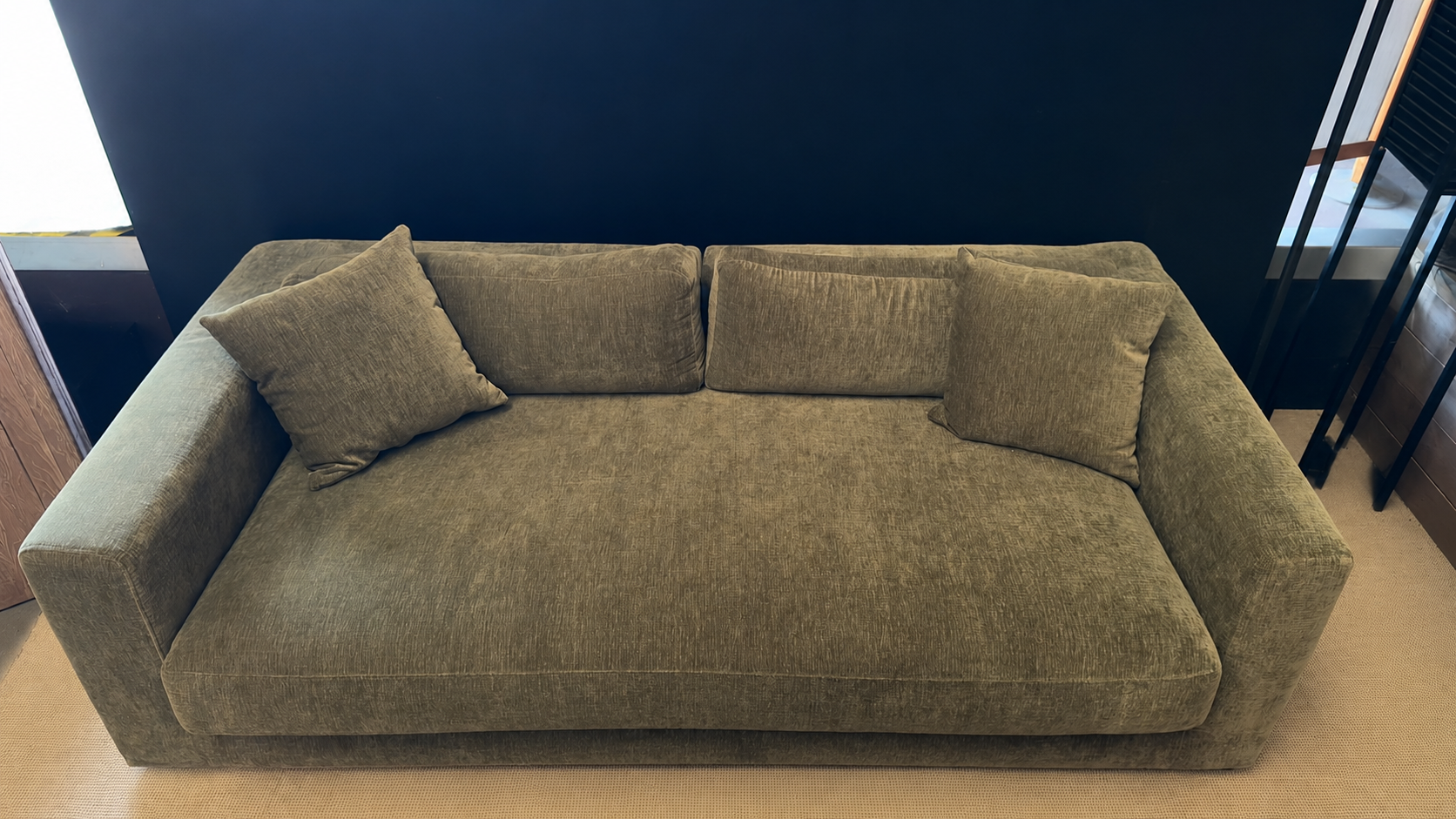 Panac BELLECHASSE LIGHT 2.5-Seater Sofa in Strié Hunter 07 (display model)