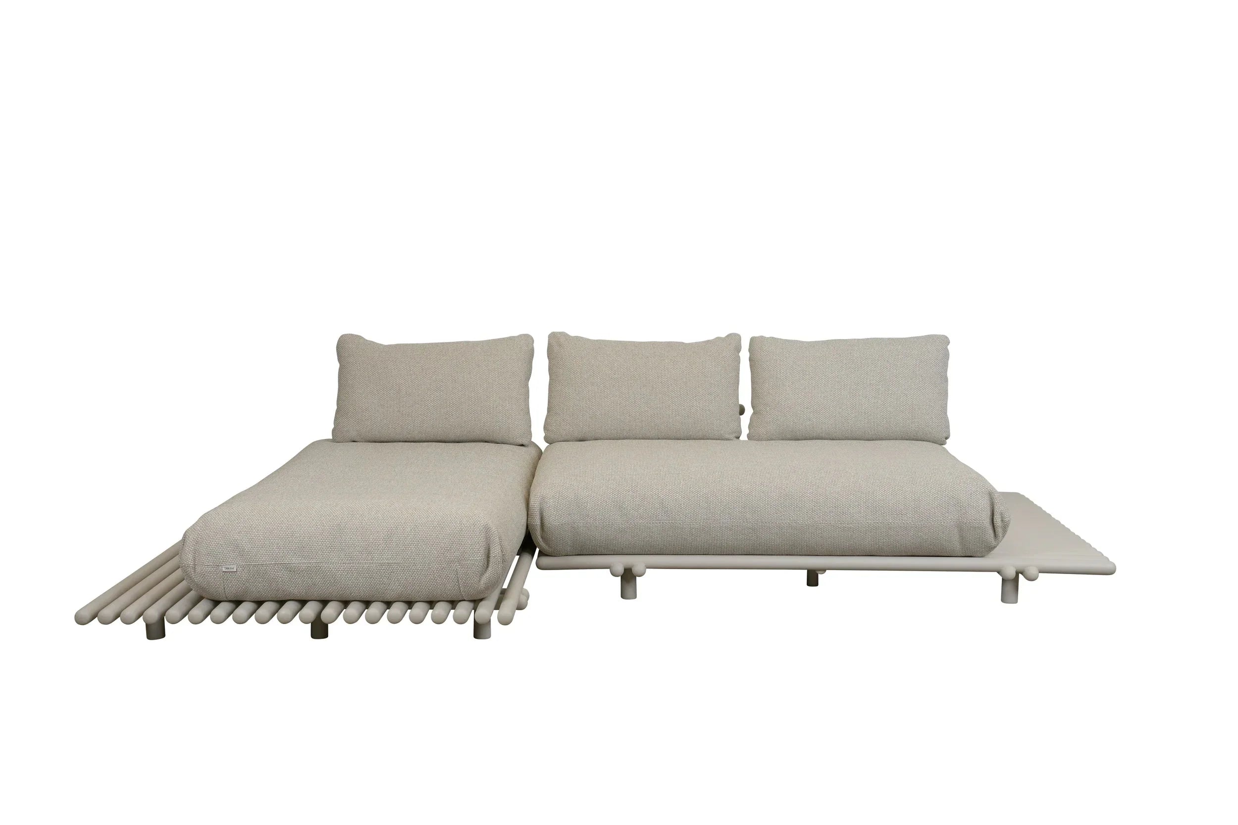 Canapé de jardin Lounge STICKS avec plateforme