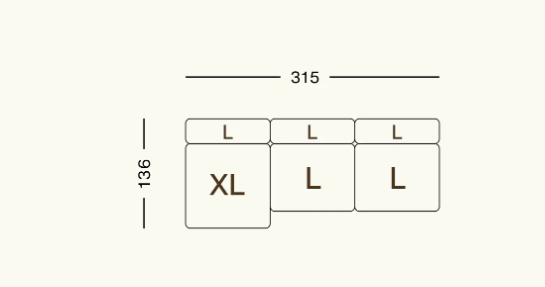 Modular sofa SET 04