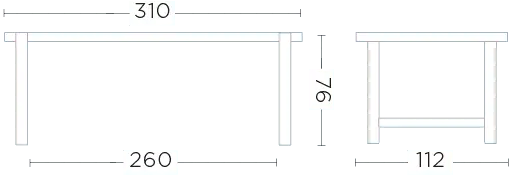 JACOBA garden table