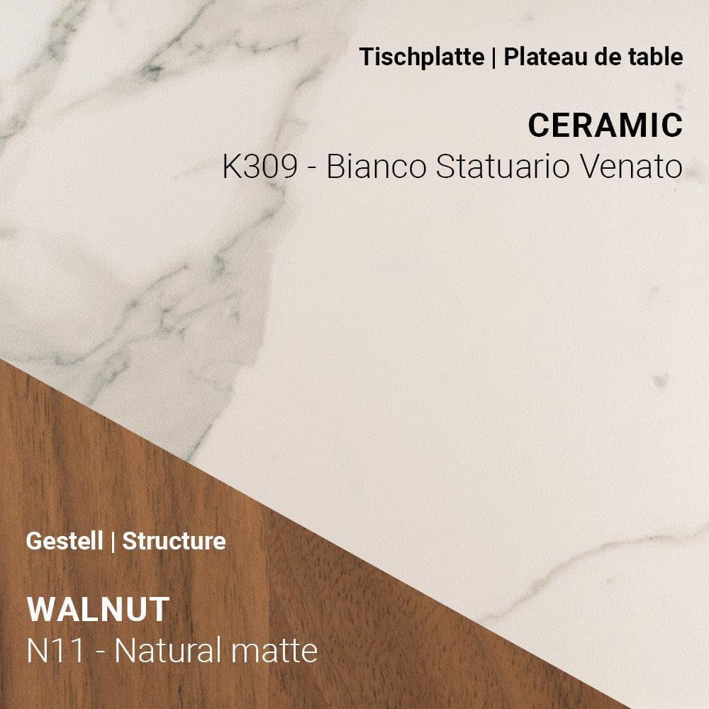 Ausziehtisch TERRA T0601 - Keramik & Nussbaum | Mobitec | Homestorys