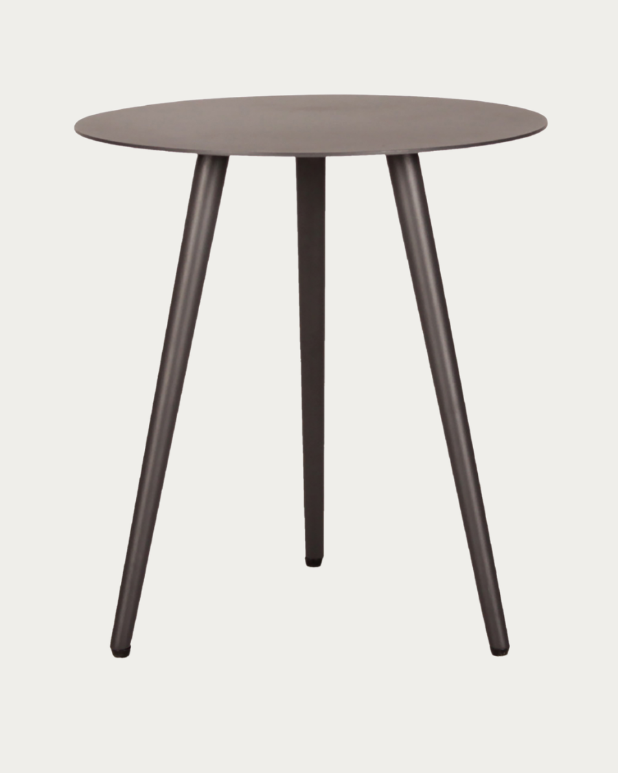 Vincent Sheppard LEO Round Aluminum Side Table in Lava