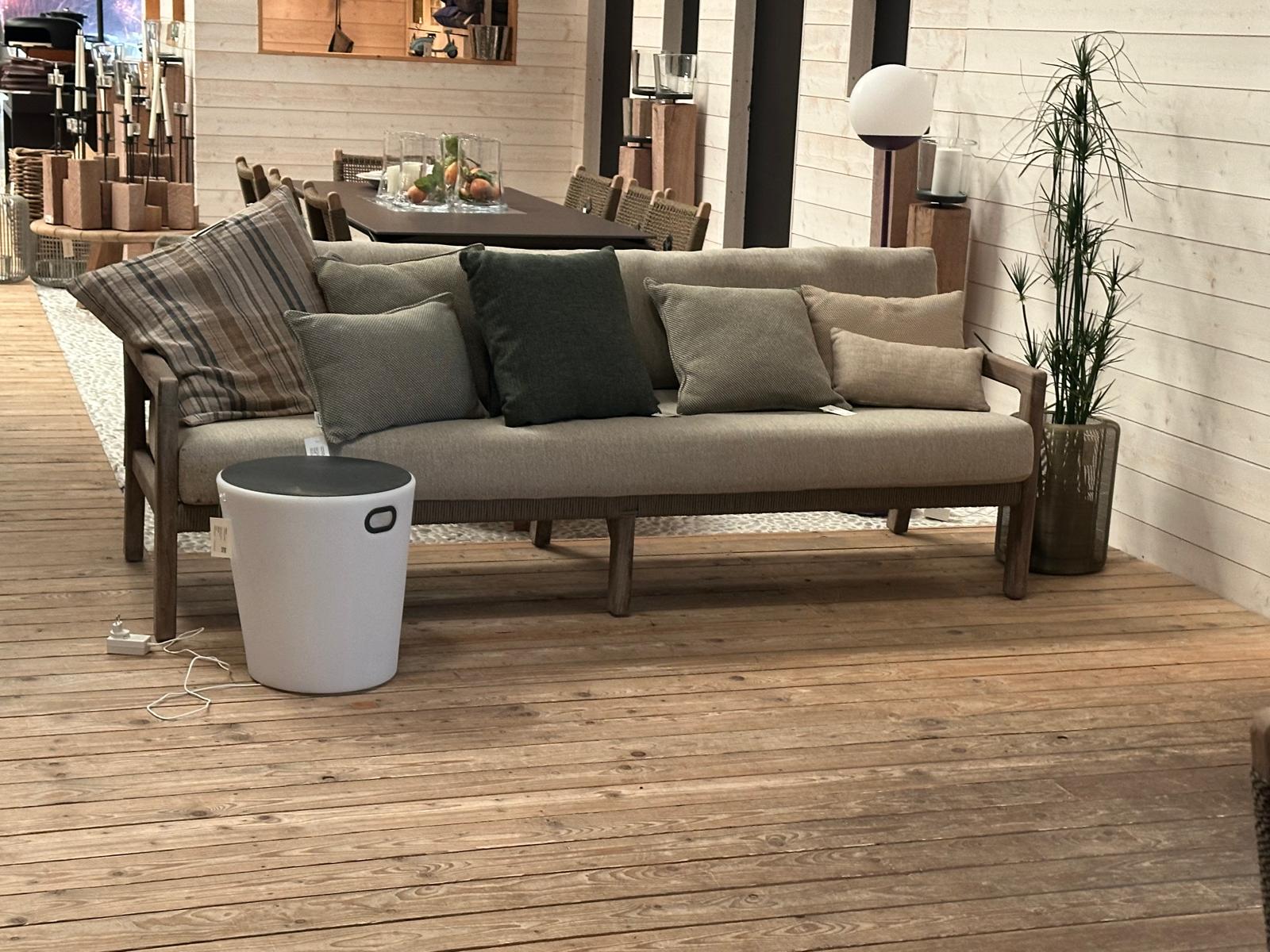 EXPO Gommaire Mario 3-Seater Garden Sofa