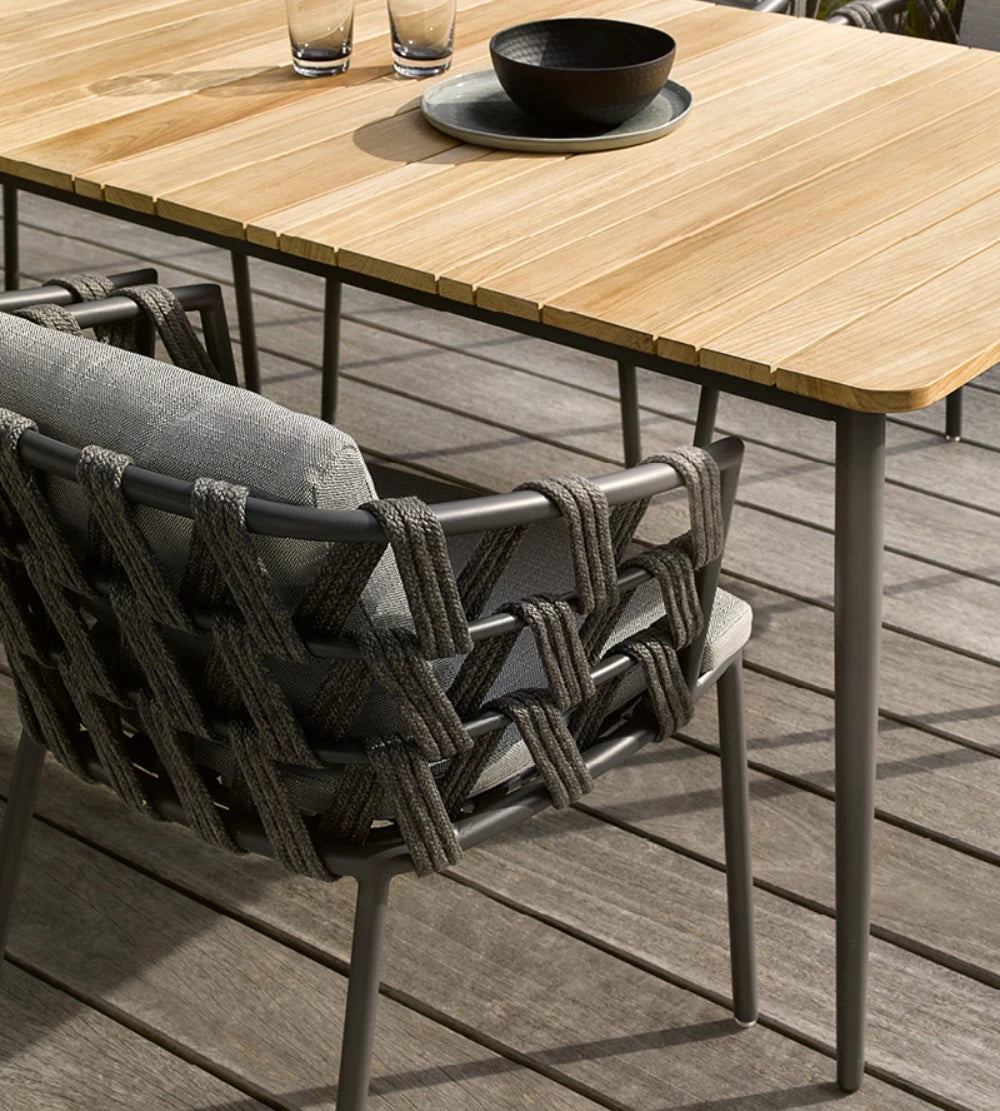 Garden Chair with Armrests LEO