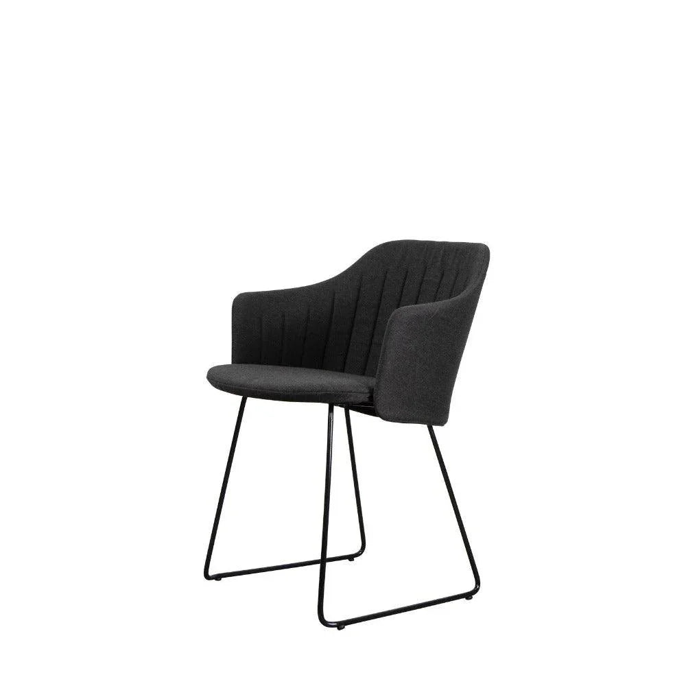 Schlittenstuhl CHOICE mit schwarzem Polsterset – funktionales Design mit hohem Komfort