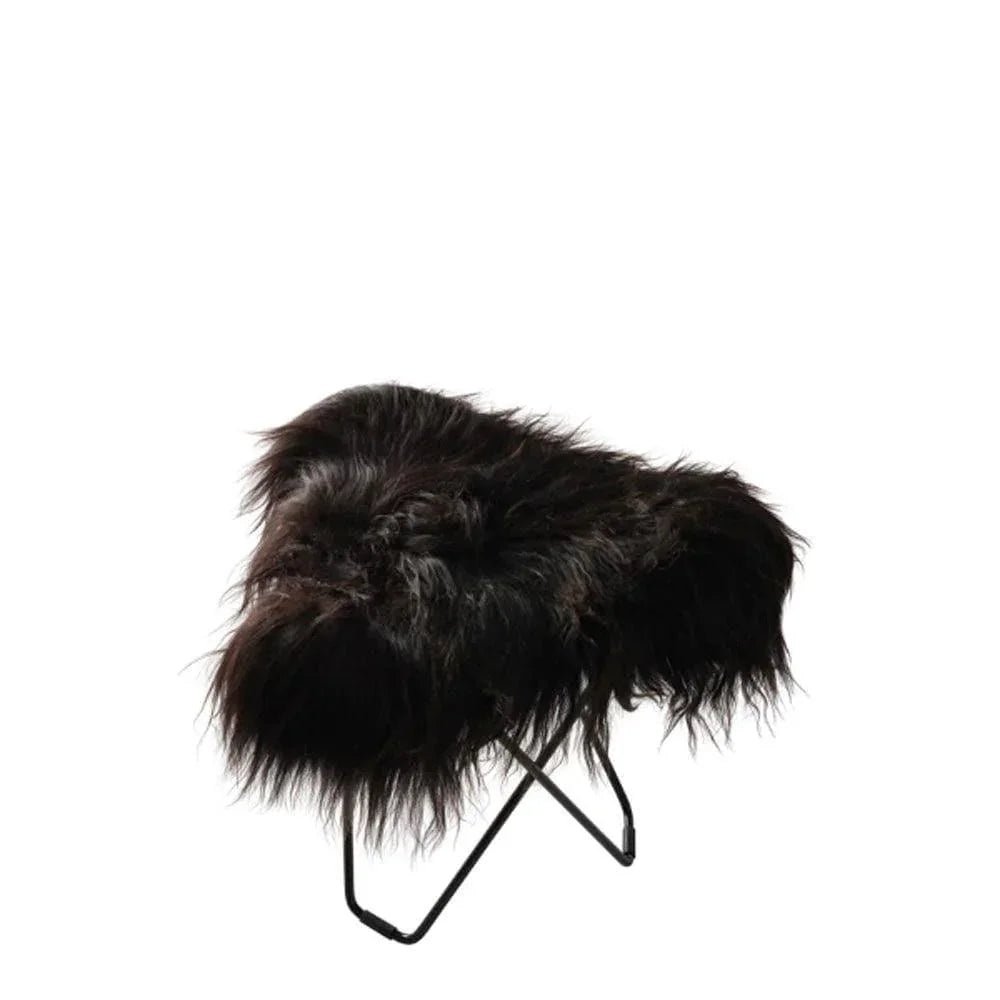 Cuero - Schaffellhocker ICELAND FLYING GOOSE - | Homestorys