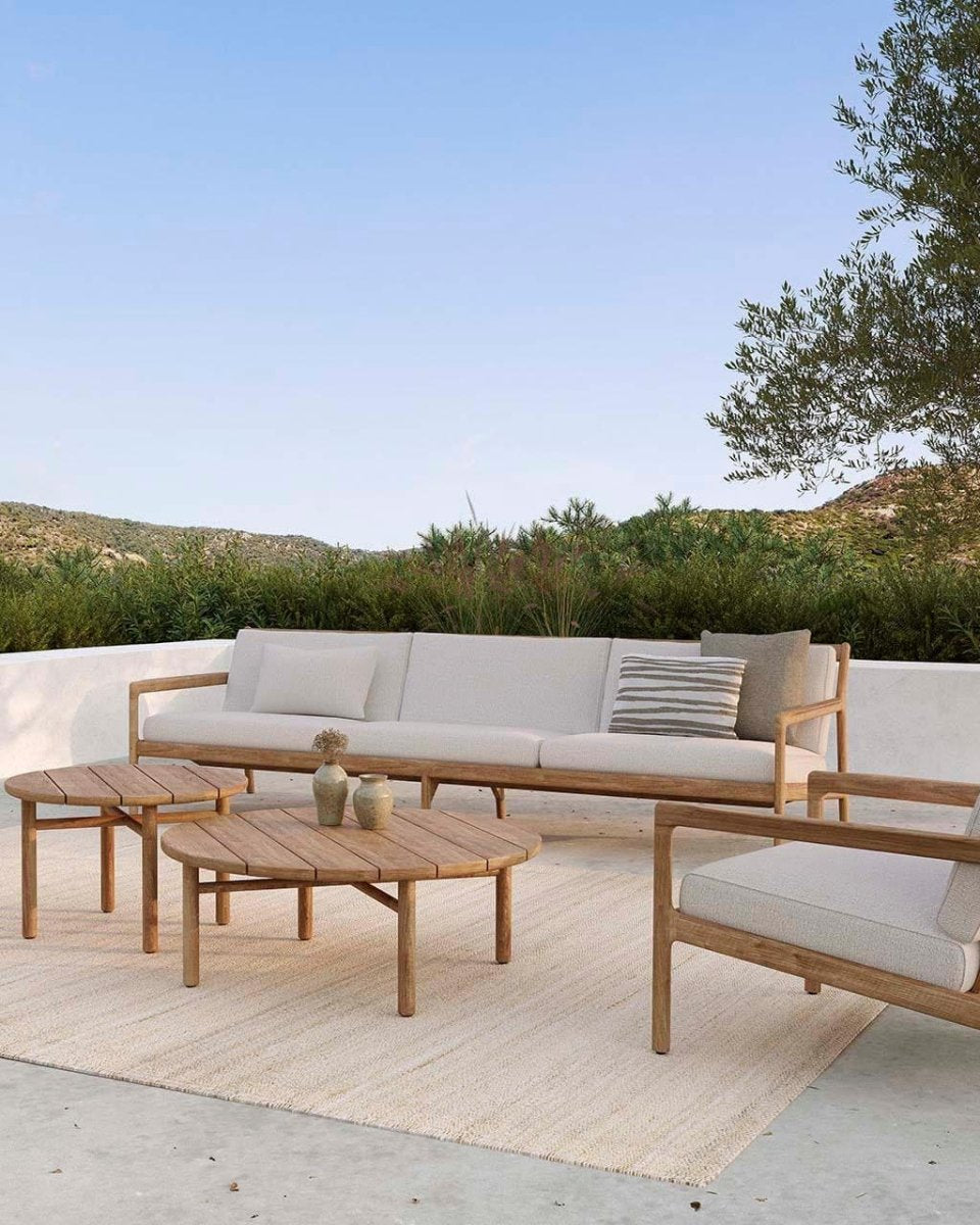 Ethnicraft - Gartensofa JACK OUTDOOR - 3 - Sitzer - 10242 | Homestorys