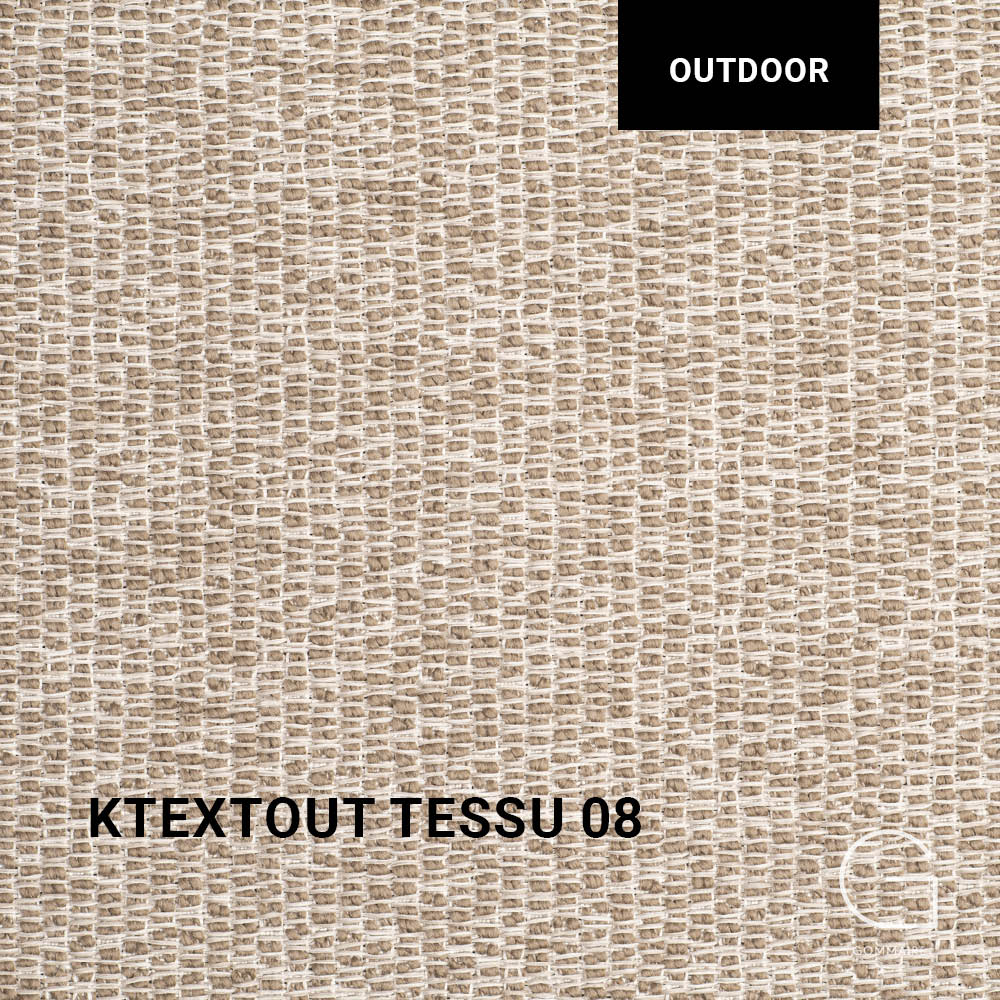 Gommaire - 2.5 seater MIEKE - G710-PE-NAT-KNELOUT-LUX20 | Homestorys