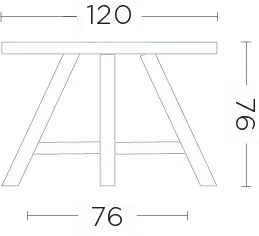 Gommaire - Esstisch FAYE - G784-NAT | Homestorys