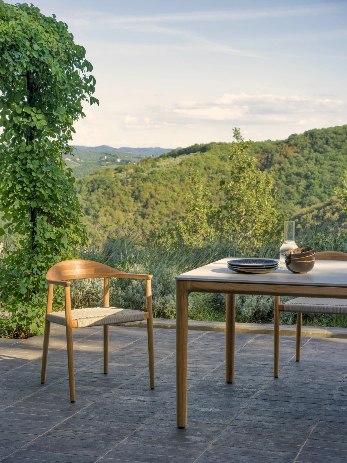Garden Chair with Armrests FIKA