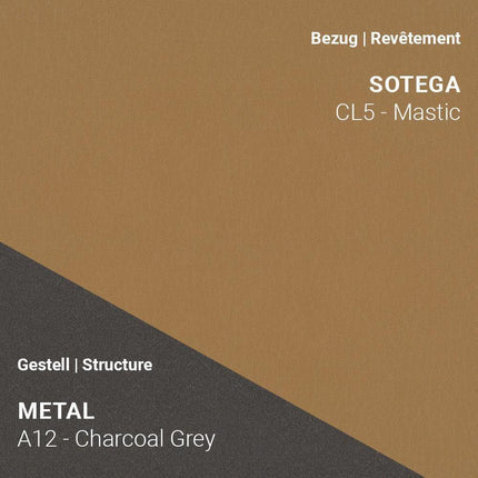 LOLA C3510 mit Sotega Mastic und A12 Charcoal Grey – subtile Farbharmonie im modernen Design