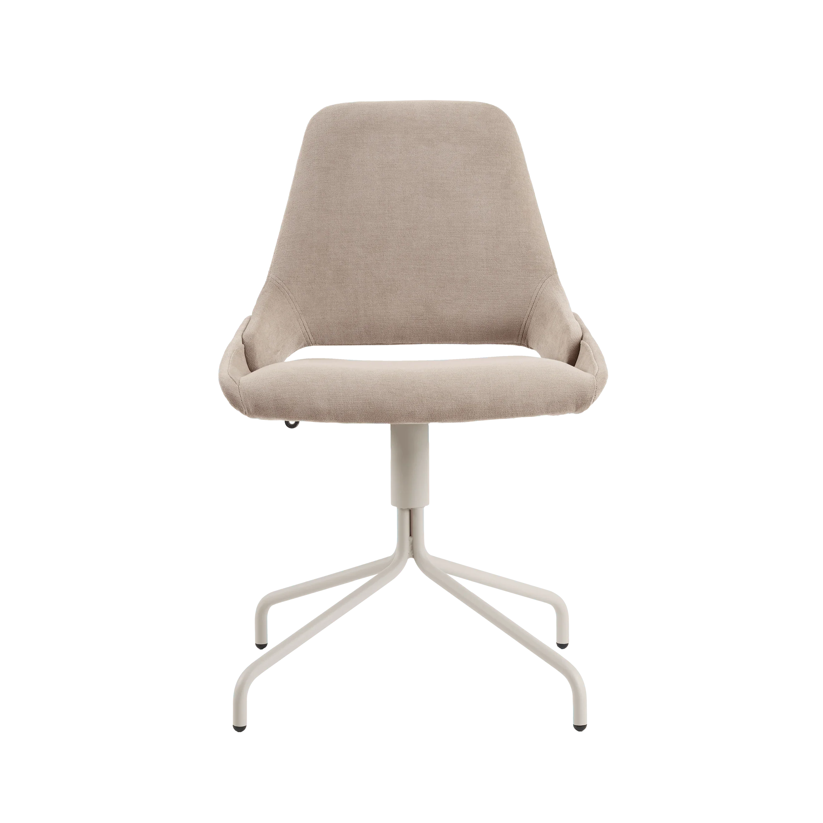 Mobitec LOTUS C1110 – drehbarer Stuhl in Frontansicht mit gepolstertem Sitz und klarer Linienführung