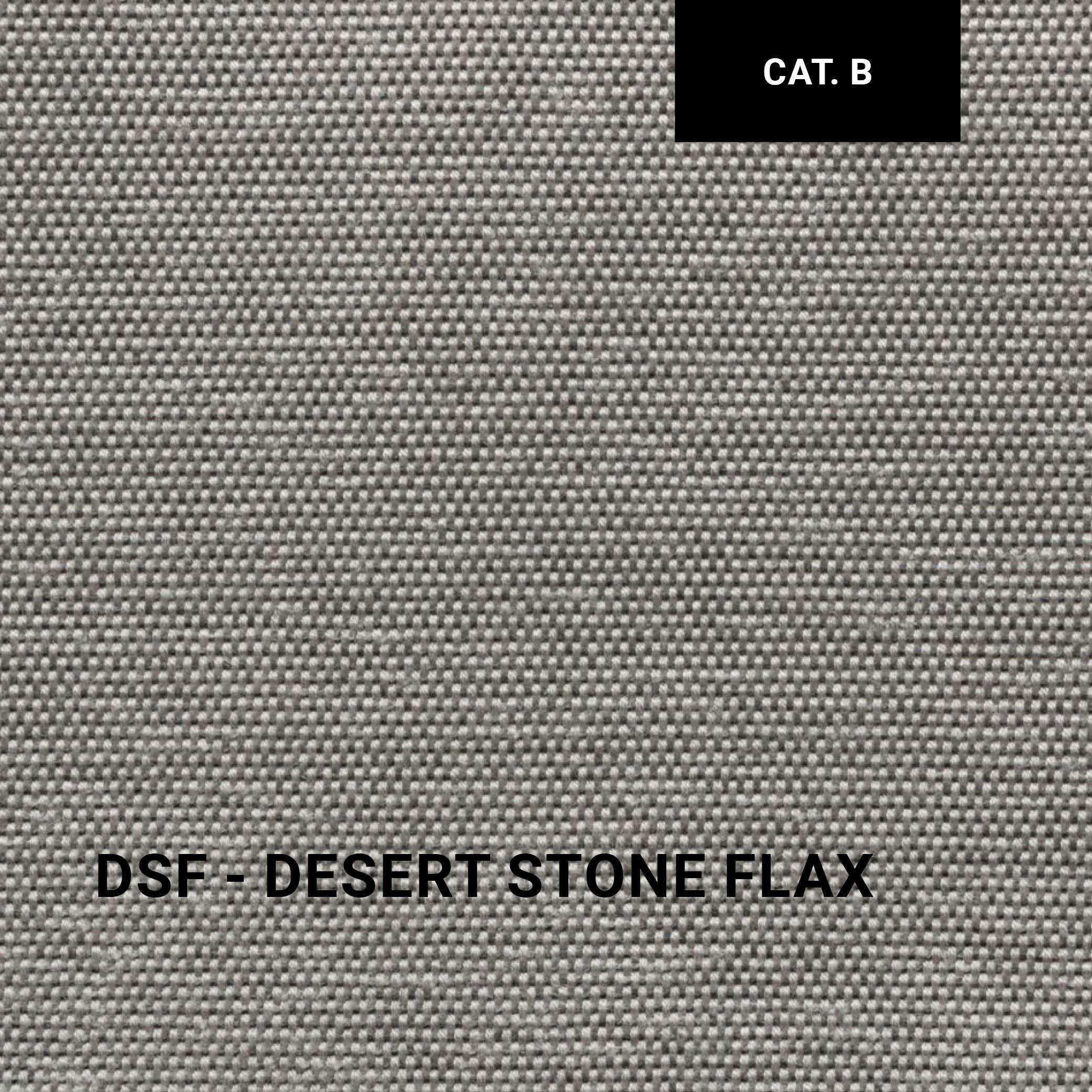 Loungeset ORGANIX 09 mit Stoff Desert Stone Flax – naturfarbener Outdoor-Stoff mit dezenter Struktur