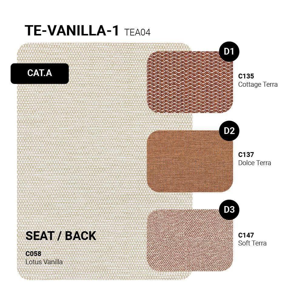 Tiefer Sessel FLOWS - Black/Teak Nero | Manutti | Homestorys