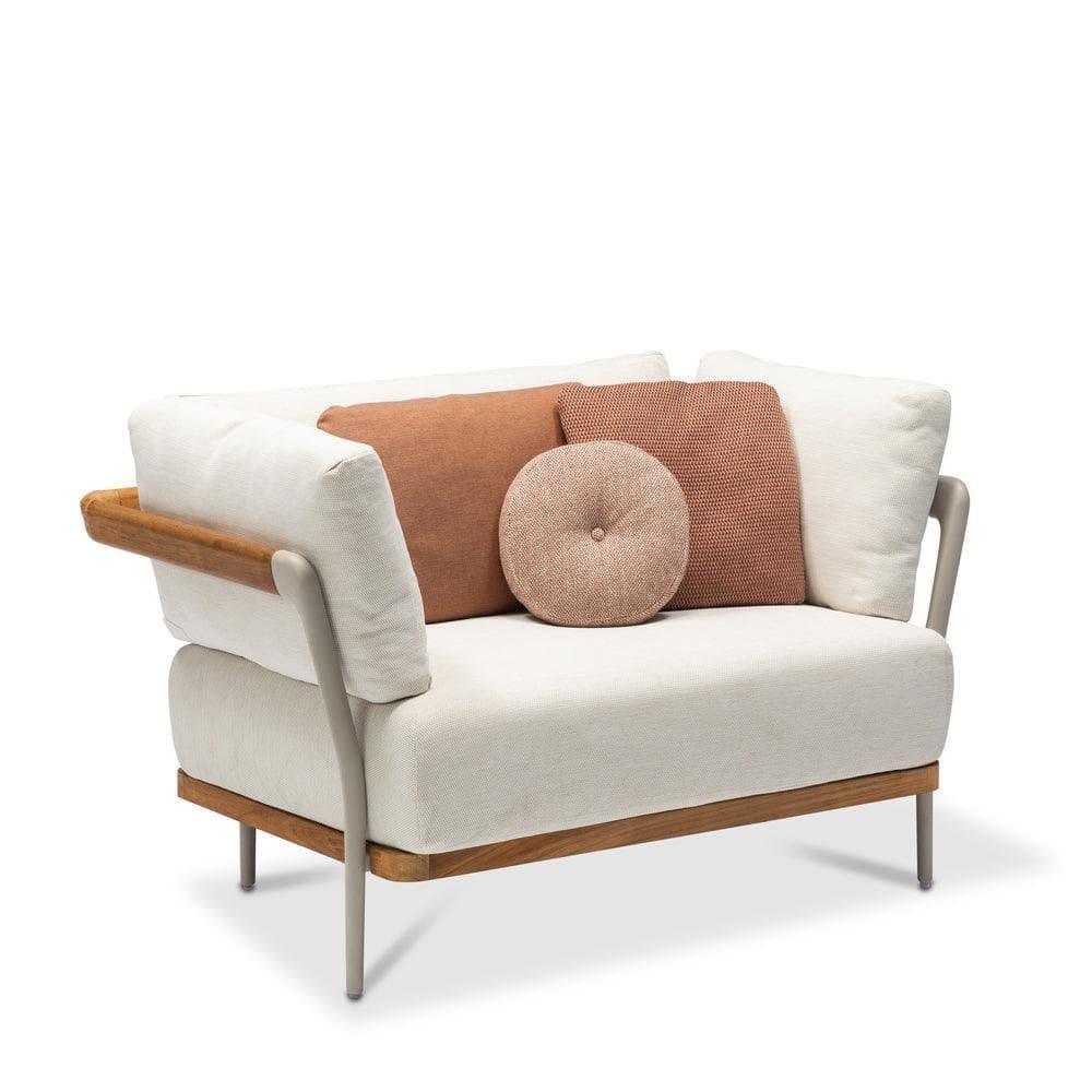 Tiefer Sessel  FLOWS - Flint/Teak | Manutti | Homestorys