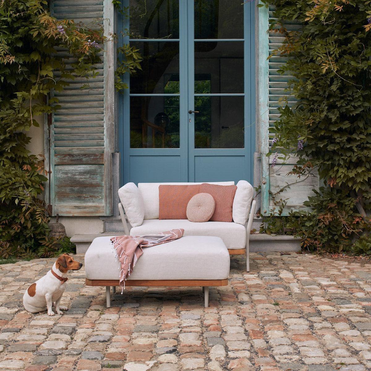 Tiefer Sessel  FLOWS - Flint/Teak | Manutti | Homestorys
