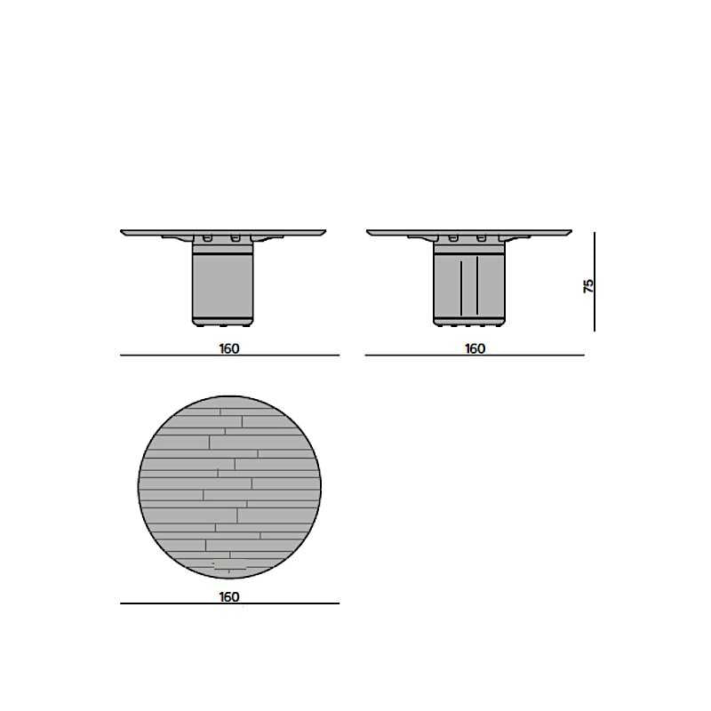 Garden table OGADO - Low dining