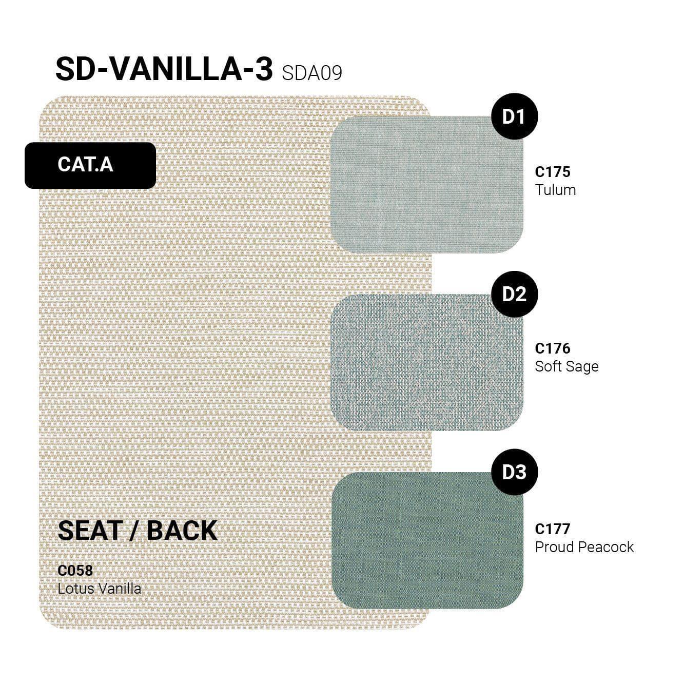 Sofa RADOC 2,5-Sitzer - Lava/Bronze | Manutti | Homestorys