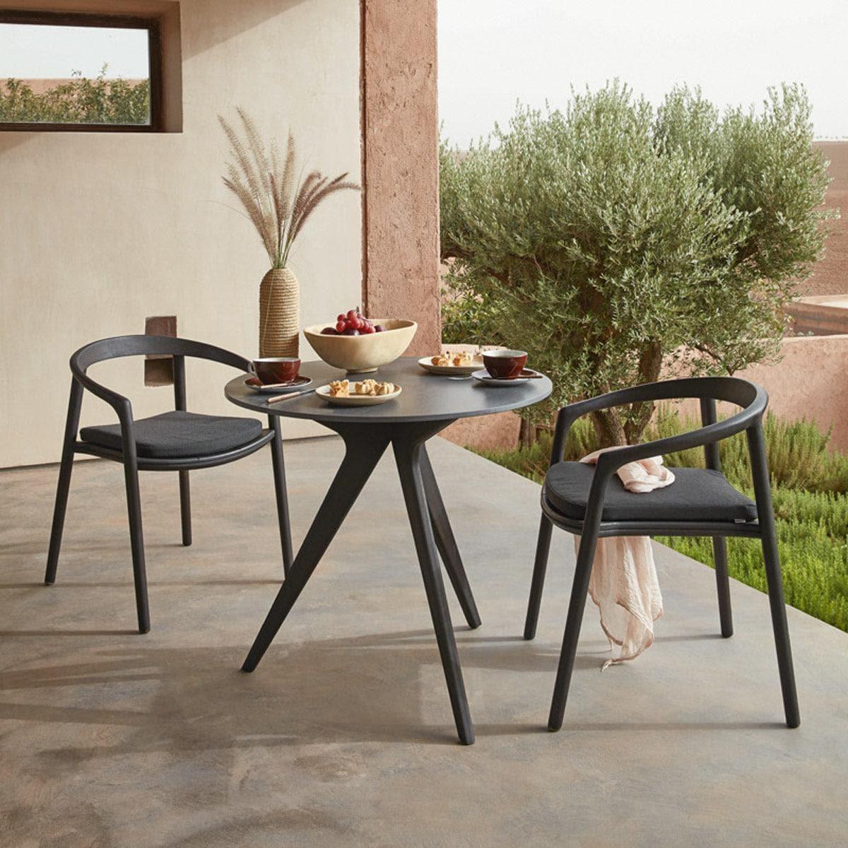 Esstisch TORSA - Teak Nero Ø100cm | Manutti | Homestorys